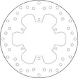 Brembo Serie Oro jarrulevy - Moottoripyörän jarrulevyt - D190925 - 1