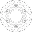 Brembo Serie Oro jarrulevy kelluva - Moottoripyörän jarrulevyt - D190915 - 1