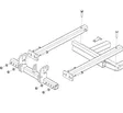Bronco Adapteri V-auralle 75-804800 Yamaha Lejab puskulevyrunkoon - Mönkijän puskulevyt ja tarvikkeet Bronco - D522105 - 1