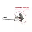 Bronco Adapteri V-auralle 75-804800 Yamaha Lejab puskulevyrunkoon - Mönkijän puskulevyt ja tarvikkeet Bronco - D522105 - 2