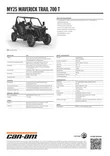 CAN-AM 25 Maverick Trail BASE T 700 Catalyst Gray + DFK Lämpöhytti pyyhkimellä - Can-Am SSV 2025 - 137985 - 11
