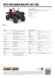 CAN-AM 25 Outlander MAX DPS T 700 Legion Red T3b/ABS - Can-Am ATV 2025 - 136975 - 3