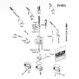 Dellorto Ilmaruuvi, Dellorto PHBN - Mopon Kaasuttimen varaosat - D479365 - 1