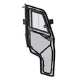 DFK Ovi kokoonpano vasen Polaris Ranger 570 Midsize 2015-2021 - DFK varaosat & tarvikkeet - D540255 - 1
