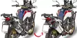 Givi putkisivutelineet Rapid release CRF1000L Africa Twin (16 - Moottoripyörän laukkujen kiinnityssarjat - D208905 - 1