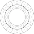 GOLDFREN jarrulevy yd267 hd150 id132 t5.1 - Moottoripyörän jarrulevyt - D311115 - 1