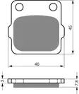 GOLDFREN Jarrupalat 007 Ceramic Carbon K1 - Moottoripyörän jarrupalat - D227795 - 1