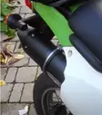 GPR Kawasaki Klr 650 1988/05 EC-Approv. slip-on exhaust Furore Nero - Moottoripyörän äänenvaimentimet - D427775 - 12
