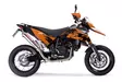 GPR Ktm Supermoto 690 2007/09 EC-Approv. full line exhaust Powercone Evo - Moottoripyörän pakoputkistot - D423495 - 5