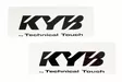 KYB Sticker Front Fork (Pair) KYB by TT black - Etuiskunvaimentimen muut osat - D524525 - 1