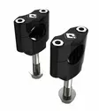 ODI MX BAR MOUNTS-OVERSIZED 1-1/8" (Drop-In Style) Shot Peened BLACK - Moottoripyörän ohjaustangon kiinnikkeet - D510065 - 1