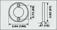 Perf metals anodi Volvo Penta V15 (AQ80/100) - Anodit Volvo Penta - D121345 - 2
