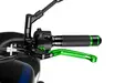 Puig Foldable Clutch Lever 3.0. C/Green Selector C/Gree - Moottoripyörän vivut ja vivunrungot - D358505 - 1