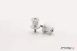 Puig Spools By Pair Hi-Tech Parts Diam.6Mm C/Silver - Moottoripyörän kaatumatapit - D299065 - 1