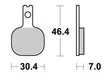 SBS J-PALAT DUAL CARBON - Moottoripyörän jarrupalat - D114205 - 1
