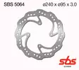Sbs Jarrulevy Standard - Moottoripyörän jarrulevyt - D241695 - 1