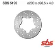 Sbs Jarrulevy Standard - Moottoripyörän jarrulevyt - D241805 - 1