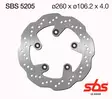 Sbs Jarrulevy Standard - Moottoripyörän jarrulevyt - D241815 - 1