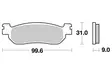 Sbs Jarrupalat Sintered Taakse - Moottoripyörän jarrupalat - D2755 - 1