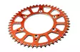 Scar Alu Sprocket - KTM 125-530 SX SXF EXC EXCF - 49 Teeth - Orange color - Moottoripyörän takarattaat - D480775 - 1