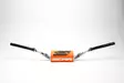 Scar Handlebar O² COLOR Ø28,6 (1 1/8”) - RC - WHITE Bar - ORANGE Bar pad - Moottoripyörän ohjaustangot - D480475 - 1