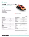 SEA-DOO 25 SPARK 2UP 60 BASE SUNRISE ORANGE/ DRAGON RED - Sea-Doo Rec Lite 2025 - 138705 - 3