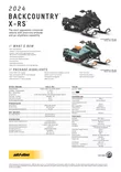 SKI-DOO 24 BACKCOUNTRY XRS 154 ES 850 E-TEC - Ski-Doo Crossover 2024 - 128885 - 3