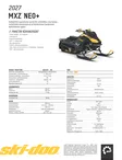 Ski-Doo 27 MXZ Neo+ 600 EFI 55hv 32mm Rip Saw Black - Ski-Doo moottorikelkka 2027 -mallisto - 144395 - 3