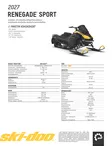 Ski-Doo 27 Renegade Sport 600 ACE 32mm Rip Saw Neo Yellow - Ski-Doo moottorikelkka 2027 -mallisto - 144405 - 3