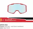 Spect Red Bull Strive MX Goggles Single lens Red/Black clear - Ajolasien linssit & varaosat - D433925 - 1