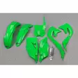 UFO Plastic kit 5-parts Neon-Green KX250F 25-.. KX450F 24-.. - Moottoripyörän muovisarjat - D511195 - 1