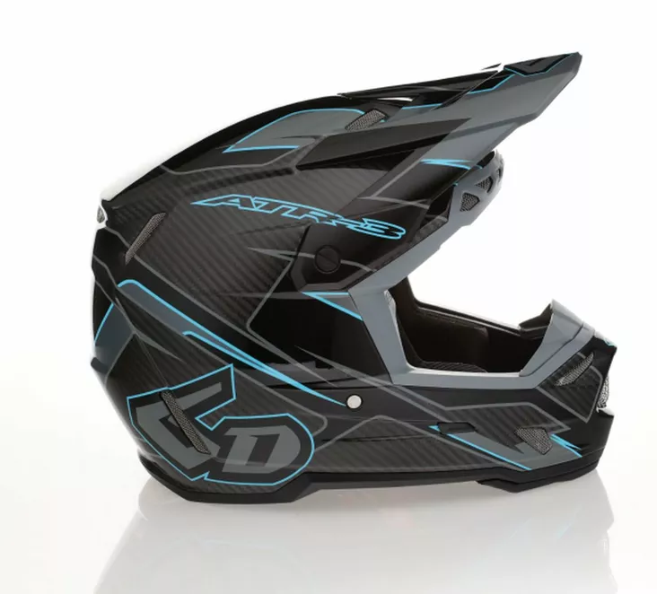 6D Helmet ATR-3 Reflex Gloss Black FIM - Offroad-kypärät - D547005 - 1