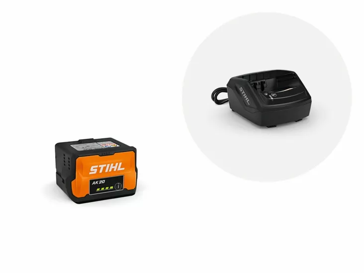 STIHL Aloitussarja, jossa on akku AK 20 S ja laturi AL 101 - Stihl Akut & laturit - 139475 - 1