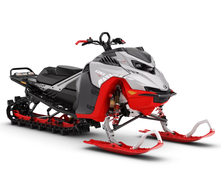 Lynx 27 Shredder RE 3700 850 E-Tec Turbo R Shot 10,25" 76mm Hyper Silver / Viper - Lynx moottorikelkka 2027 -mallisto - 144375 - 1
