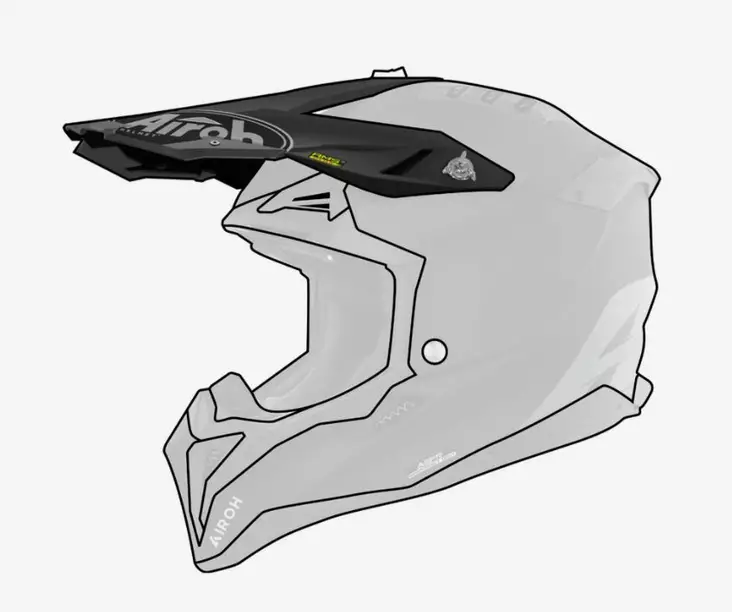 Airoh Aviator 3 Peak Carbon Matt - Offroad kypärien lipat - D499095 - 1