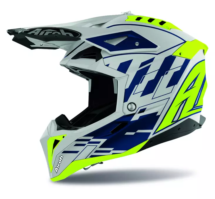 Airoh Kypärä Aviator 3 Rampage sininen - Offroad-kypärät - D356835 - 1