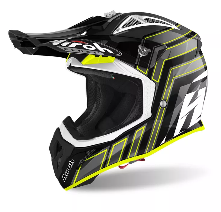 Airoh kypärä Aviator Ace ART musta - Offroad-kypärät - 116585 - 1