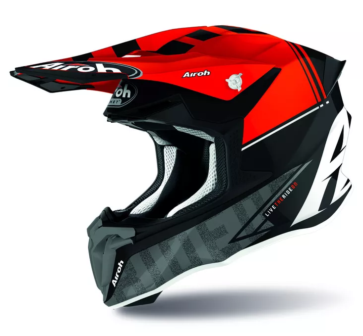 Airoh Kypärä Twist 2.0 Tech punainen - Offroad-kypärät - 128295 - 1