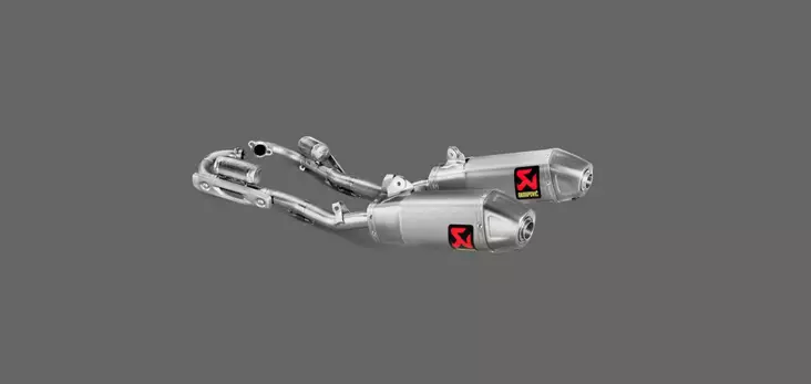 Akrapovic Evolution Line (Titaani) CRF 250 R / RX 2018- (Kaksinkertainen äänenv - Moottoripyörän pakoputkistot - D383195 - 1