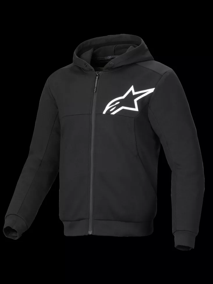Alpinestars Ajohuppari Chrome v2 Musta/Valkoinen - Kevyet moottoripyörätakit - D505435 - 1