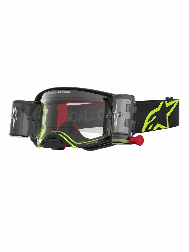 Alpinestars Ajolasit Supertech Firma Roll-Off Musta Keltainen Fluo Kirkas - Offroad ajolasit - D543975 - 1