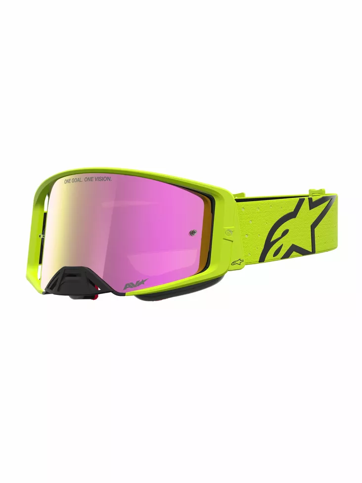 Alpinestars Ajolasit Supertech Vesta Keltainen Fluo Musta Peili Punainen - Offroad ajolasit - D543965 - 1