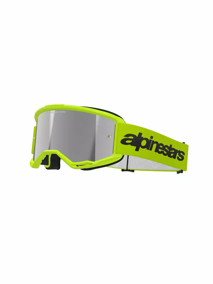 Alpinestars Ajolasit Vision 3 WORDMARK Keltainen Fluo Peili Hopea - Offroad ajolasit - D500315 - 1