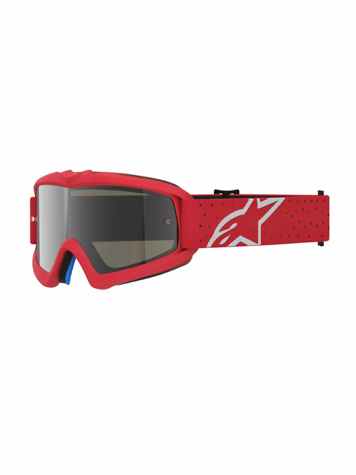 Alpinestars Ajolasit Vision Youth Vesta Punainen Fluo Kromi Peili Hopea - Offroad ajolasit - D544005 - 1
