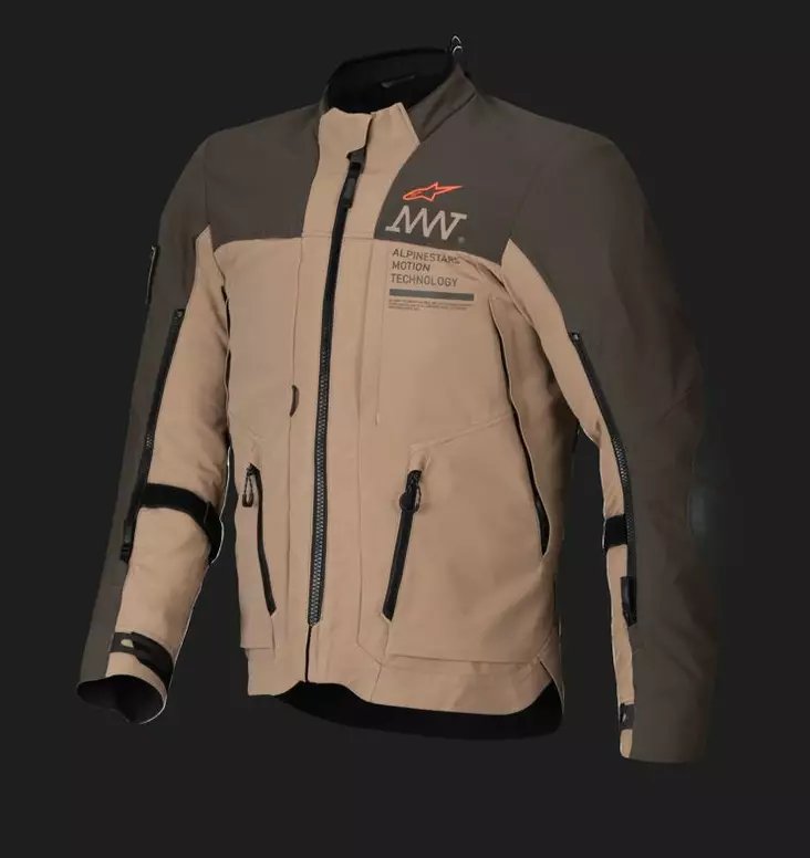 Alpinestars Ajotakki AMT-8 Strech Drystar XF Ruskea - Kalvolliset moottoripyörätakit - D496825 - 1