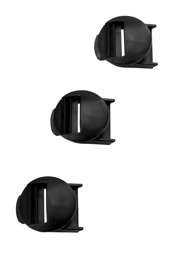 Alpinestars Buckle receiver Tech 10 8 7 3 2 musta - Offroad ajosaappaiden varaosat - D208935 - 1