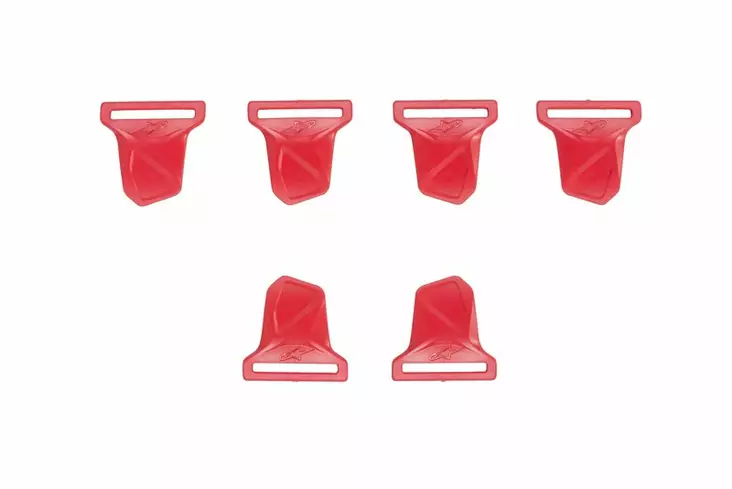 Alpinestars Buckles kit Bionic 10 & 7 SET Red - Polvi-, kyynär- & olkasuojat - D359135 - 1