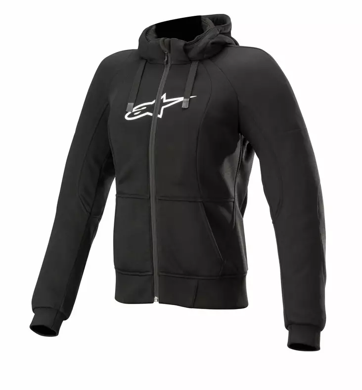 Alpinestars Hoodie Naisten Chrome Musta - Kevyet moottoripyörätakit - D279075 - 1