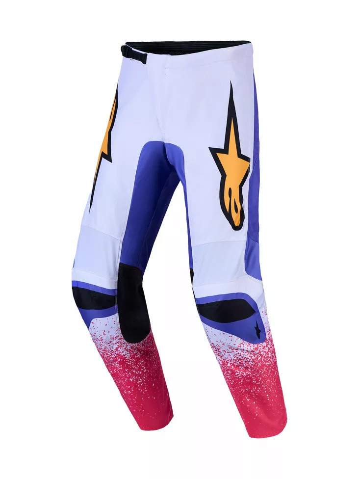 Alpinestars Housut Fluid Drag Lila/Sininen/Kulta - Motocross housut MX - D540925 - 1