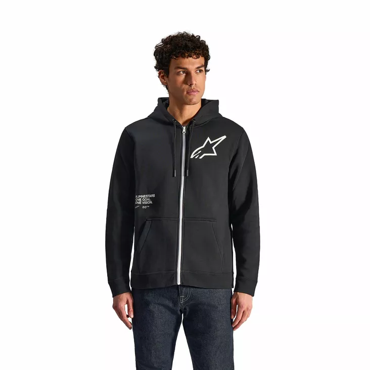 Alpinestars Huppari Transverse Musta/Punainen - Hupparit & Fleecet - D537995 - 1